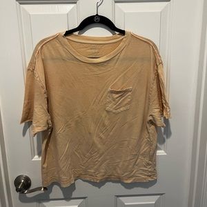 RVCA Crop Pocket Tee Size M